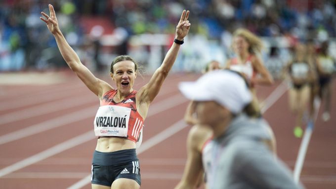 EUFORIE. Simona Vrzalová si na Zlaté tretře zlepšila osobní maximum na 1 500 metrů.