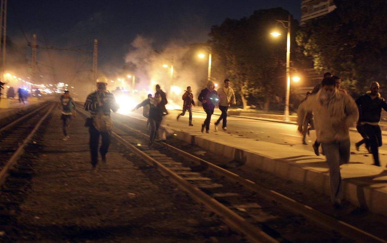 Fotogalerie: Noční protesty v Egyptě