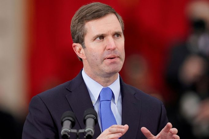 Andy Beshear, možný kandidát na viceprezidenta za demokraty.