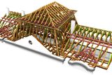 Kategorie Dřevěné konstrukce - návrhy, vítěz odborné poroty: Schönkirchovský palác Praha - SEMACZ