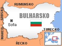 Mapa - Bulharsko