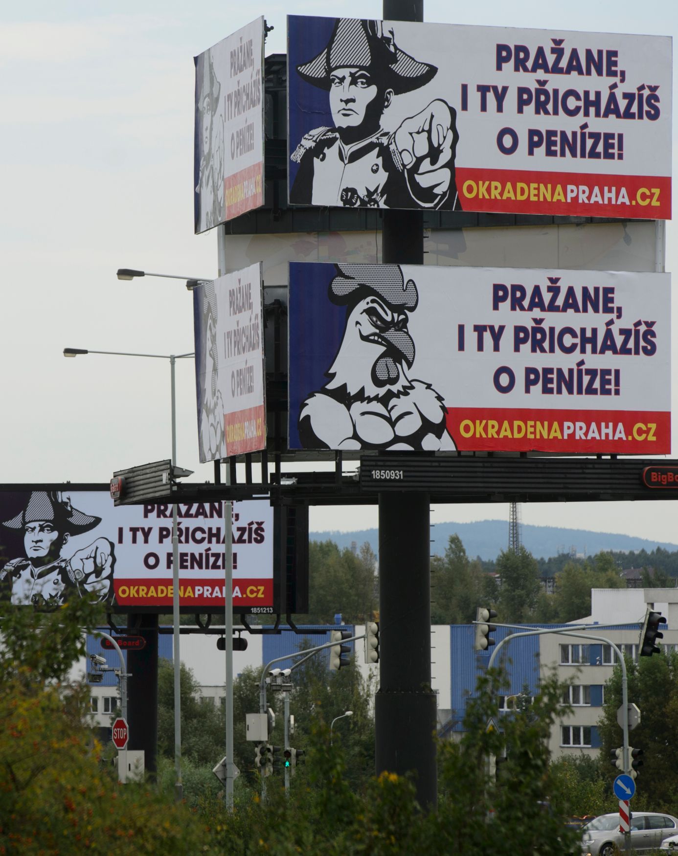 Praha billboard