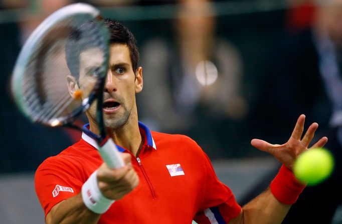 Davis Cup, finále Srbsko-ČR: Novak Djokovič