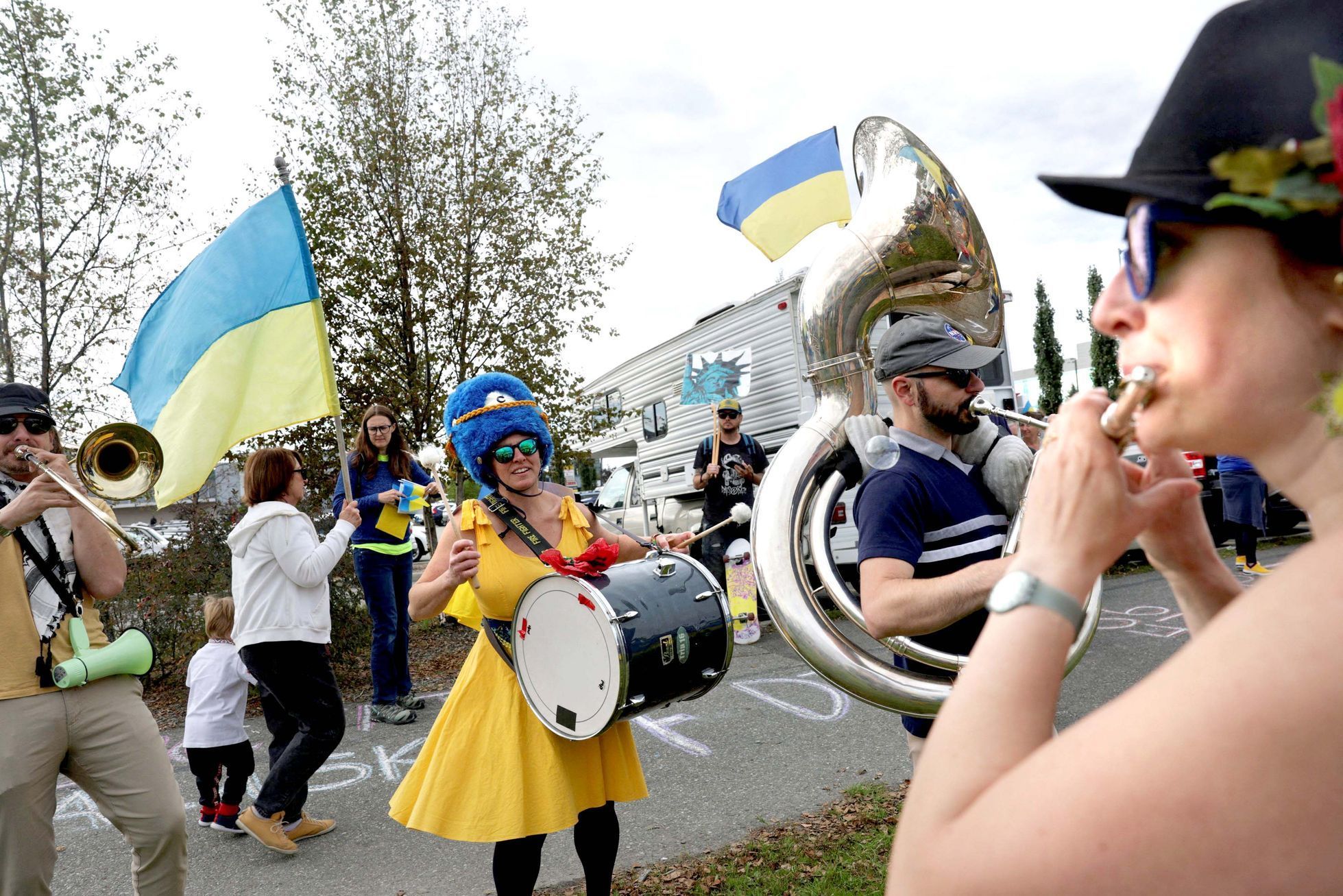 USA, Rusko, Ukrajina, Aljaška, Trump, Putin, summit, demonstrace
