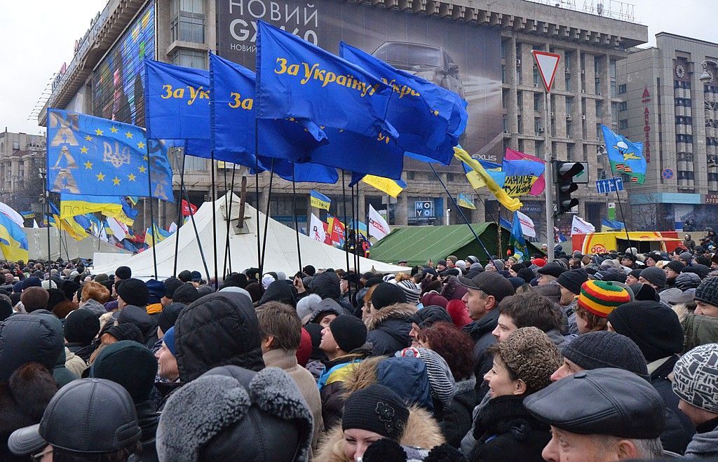 Demonstrace v Kyjevě