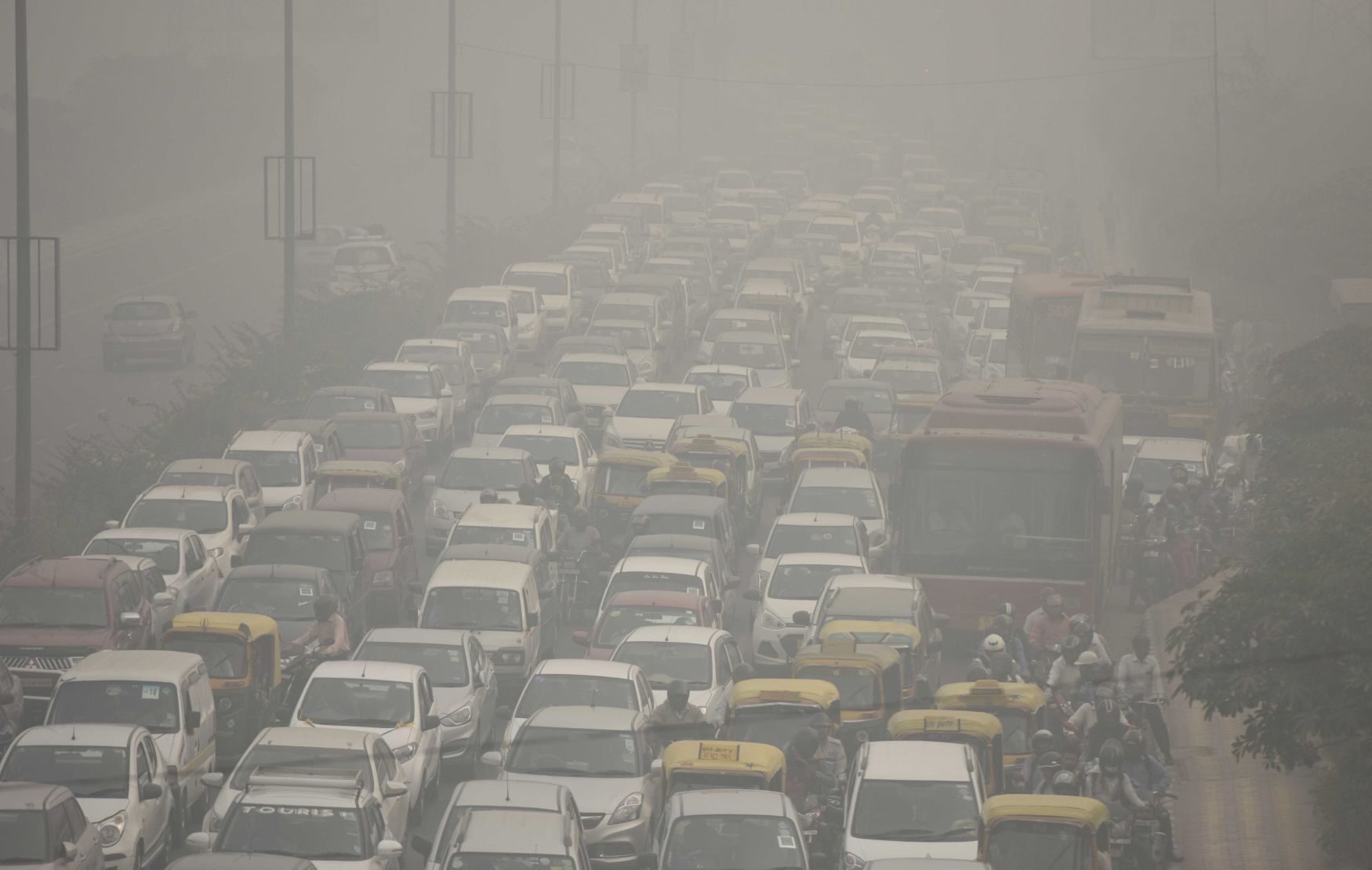Smog v Dillí, listopad 2016