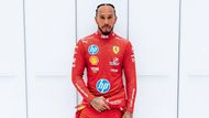 První jízda Lewise Hamiltona v monopostu Ferrari F-23