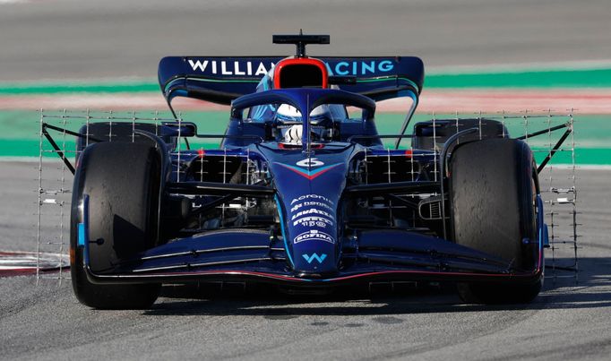 Testy F1 v Barceloně 2022: Nicholas Latifi, Williams