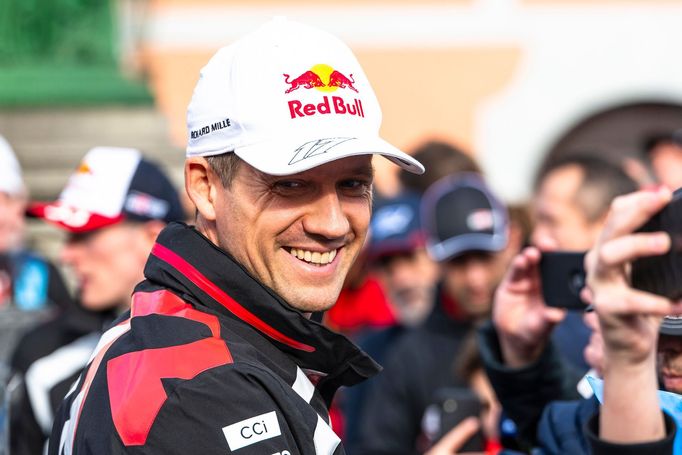 Sébastien Ogier během Středoevropské rallye 2023