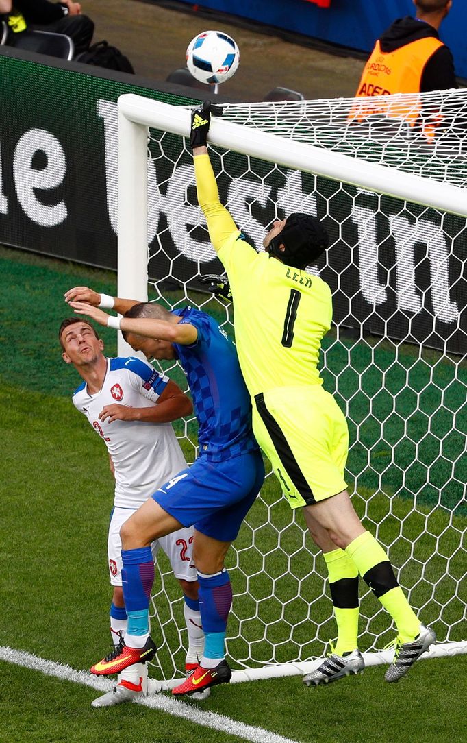 Euro 2016,Česko-Chorvatsko: Petr Čech - Ivan Perišič