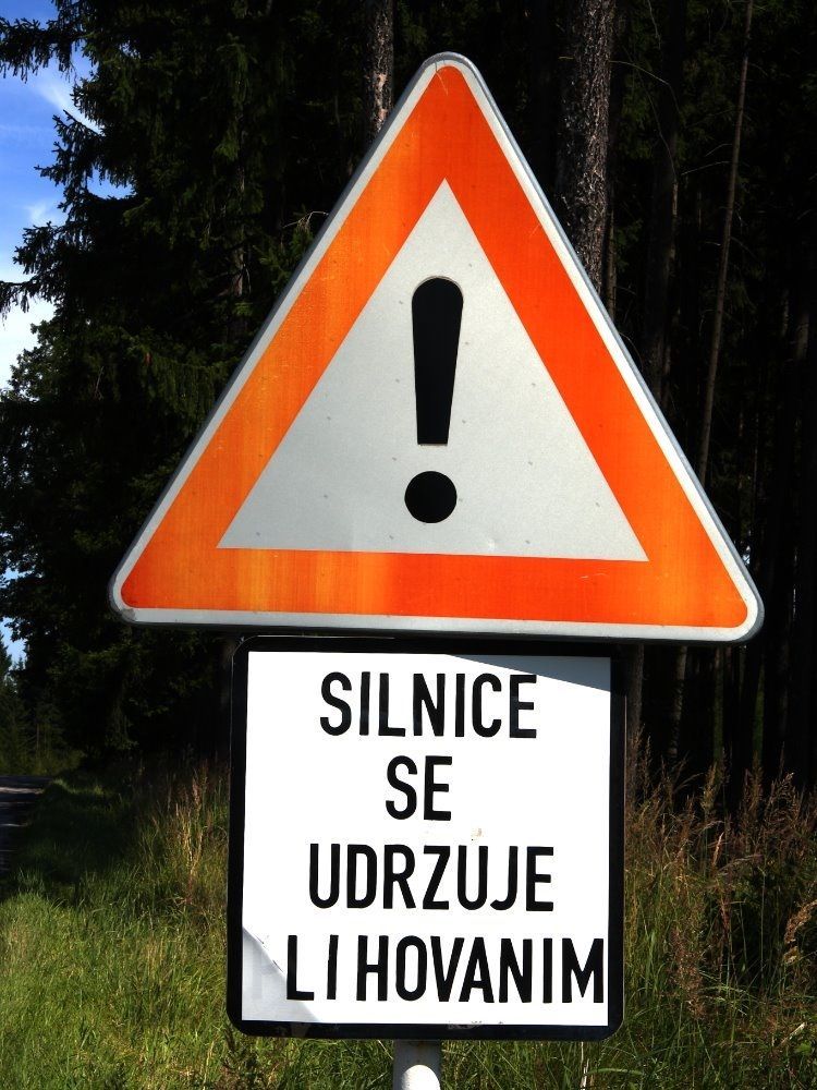 cedule, dopravní značky