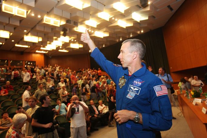 Kosmonaut Andrew Feustel ve Zlíně