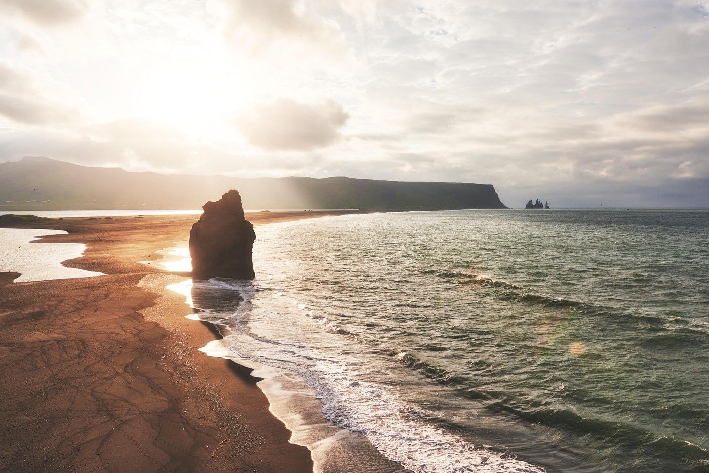 Černá pláž Island