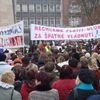 Stávka státních zaměstnanců v Ústí nad Labem