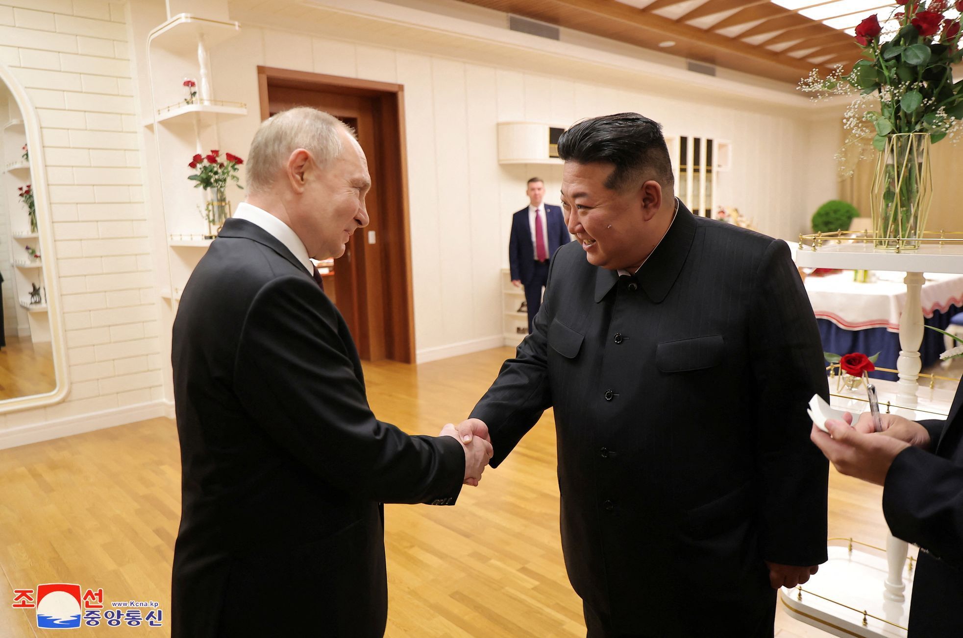 Ruský prezident Vladimir Putin na návštěvě Severní Koreji.