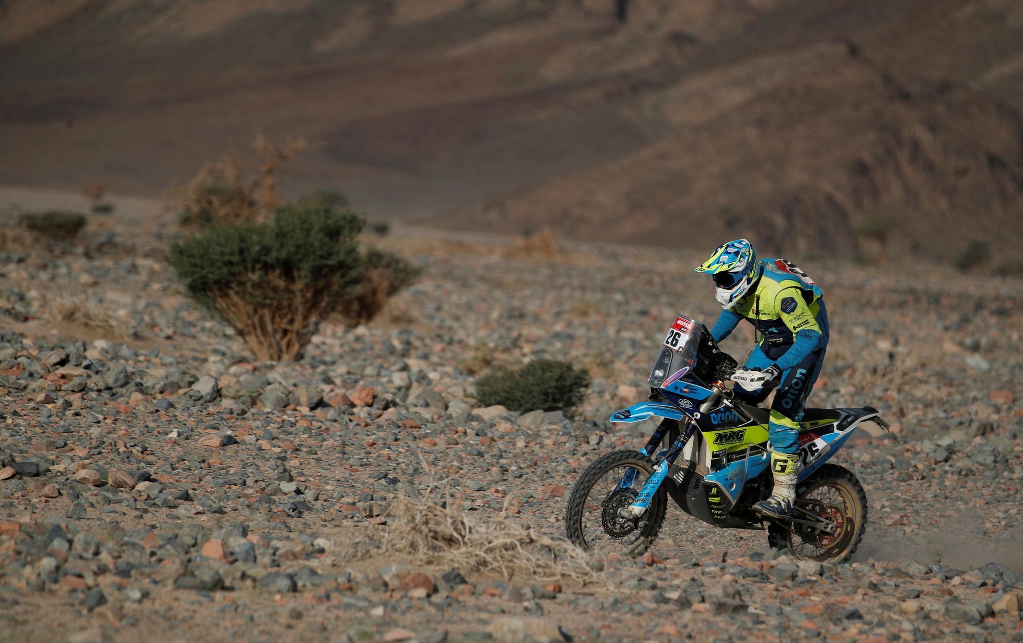 Martin Michek (KTM) v 11. etapě Rallye Dakar 2021