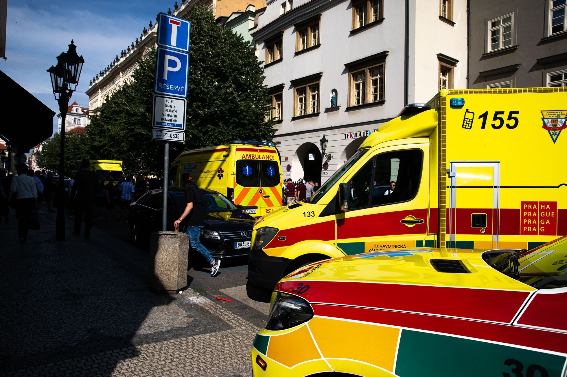 Nepokoje fanoušků před finále EKL Fiorentina - West Ham