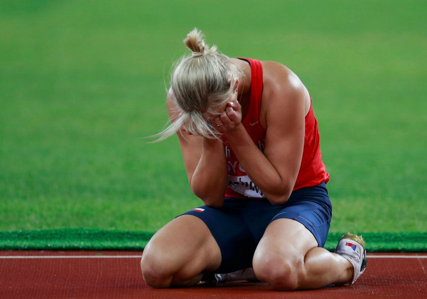 MS v atletice 2015, oštěp: smutná Barbora Špotáková