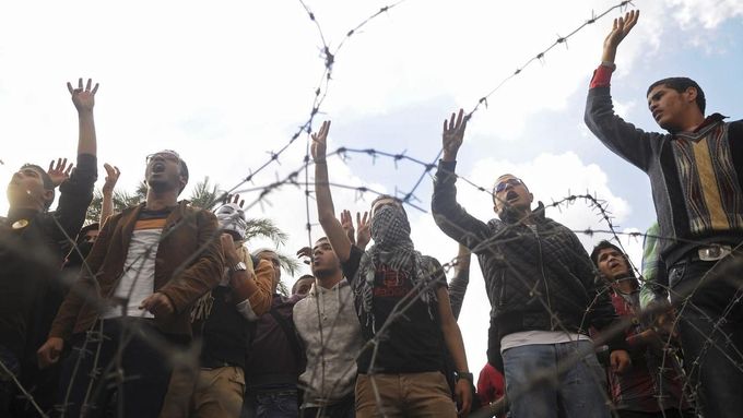 Demonstrace studentů v Káhiře (ilustrační foto)
