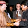 Muammar Kaddáfí a Evo Morales 2006