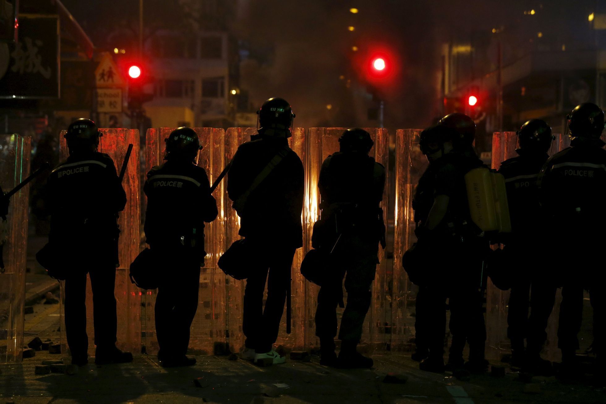 HongKong - pouliční protesty