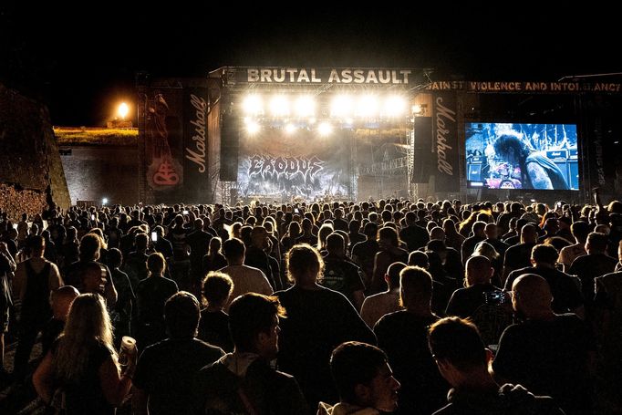 Snímek z festivalu Brutal Assault.