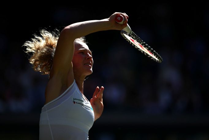 Kateřina Siniaková v druhém kole Wimbledonu 2019