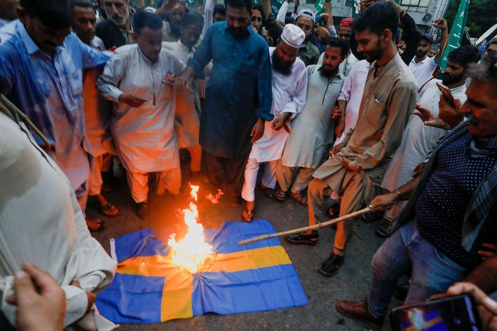 Pákistán protesty proti pálení koránu