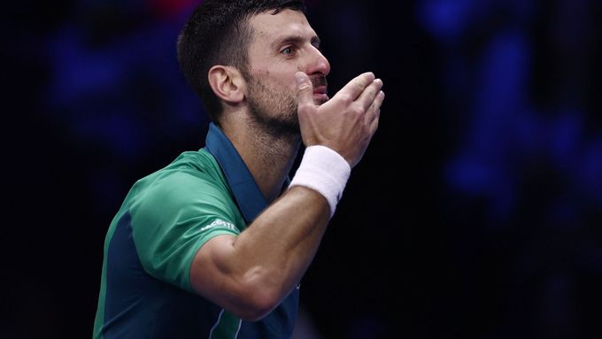 Novak Djokovič po vítězství na Turnaji mistrů