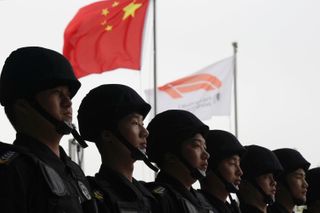 F1 VC Číny 2018: čínští vojáci