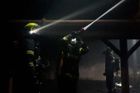 V Liberci-Vratislavicích hořel pivovar Konrad, při zásahu se zranili dva hasiči
