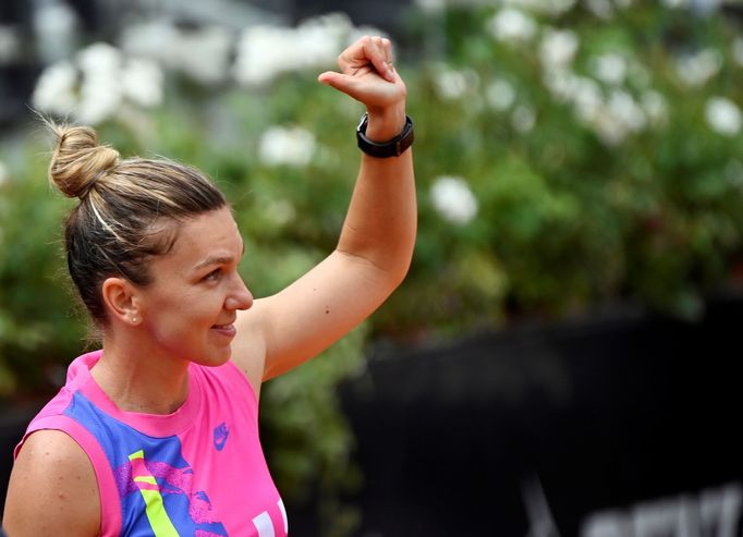 Simona Halepová ve finále turnaje v Římě 2020