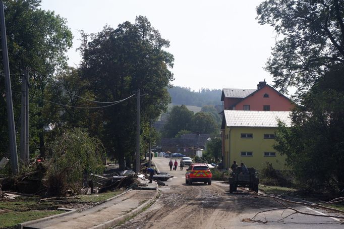 Povodně v Zátoru.