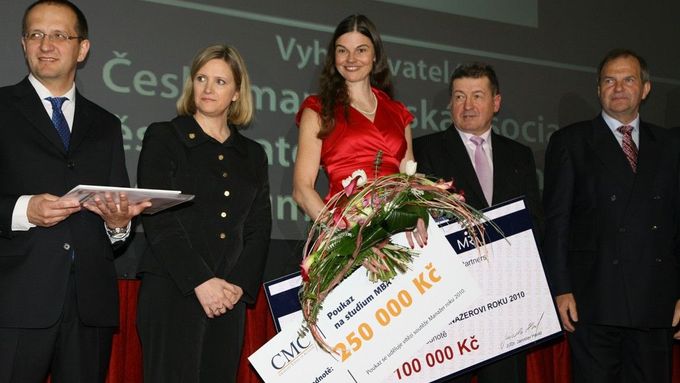 Vítězka ročníku 2010 Senta Čermáková z Hewlett-Packard.