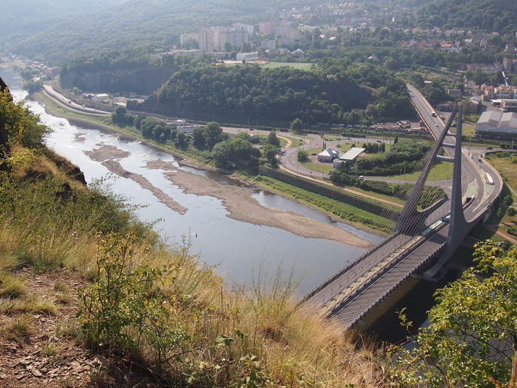 Sucho Labe v Ústí nad Labem 24. 7. 2015