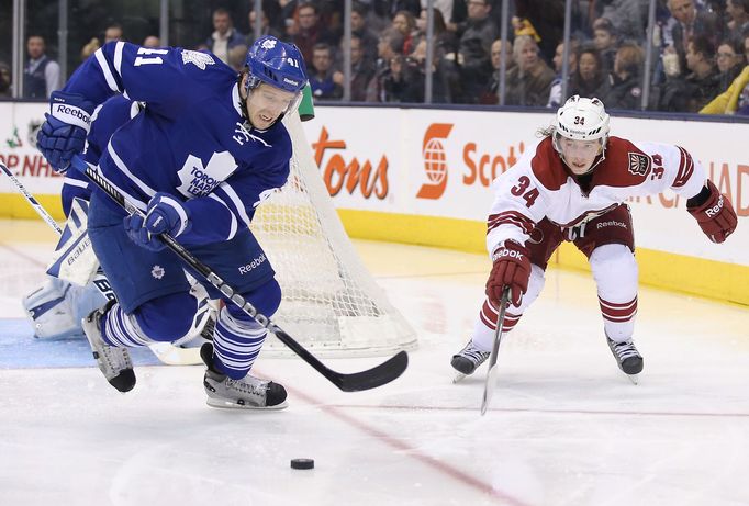 NHL: Phoenix Coyotes at Toronto Maple Leafs (Kuljomin a Kennedy)