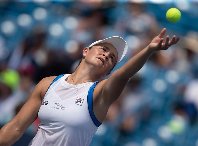 Ashleigh Bartyová ve čtvrtfinále turnaje v Cincinnati.