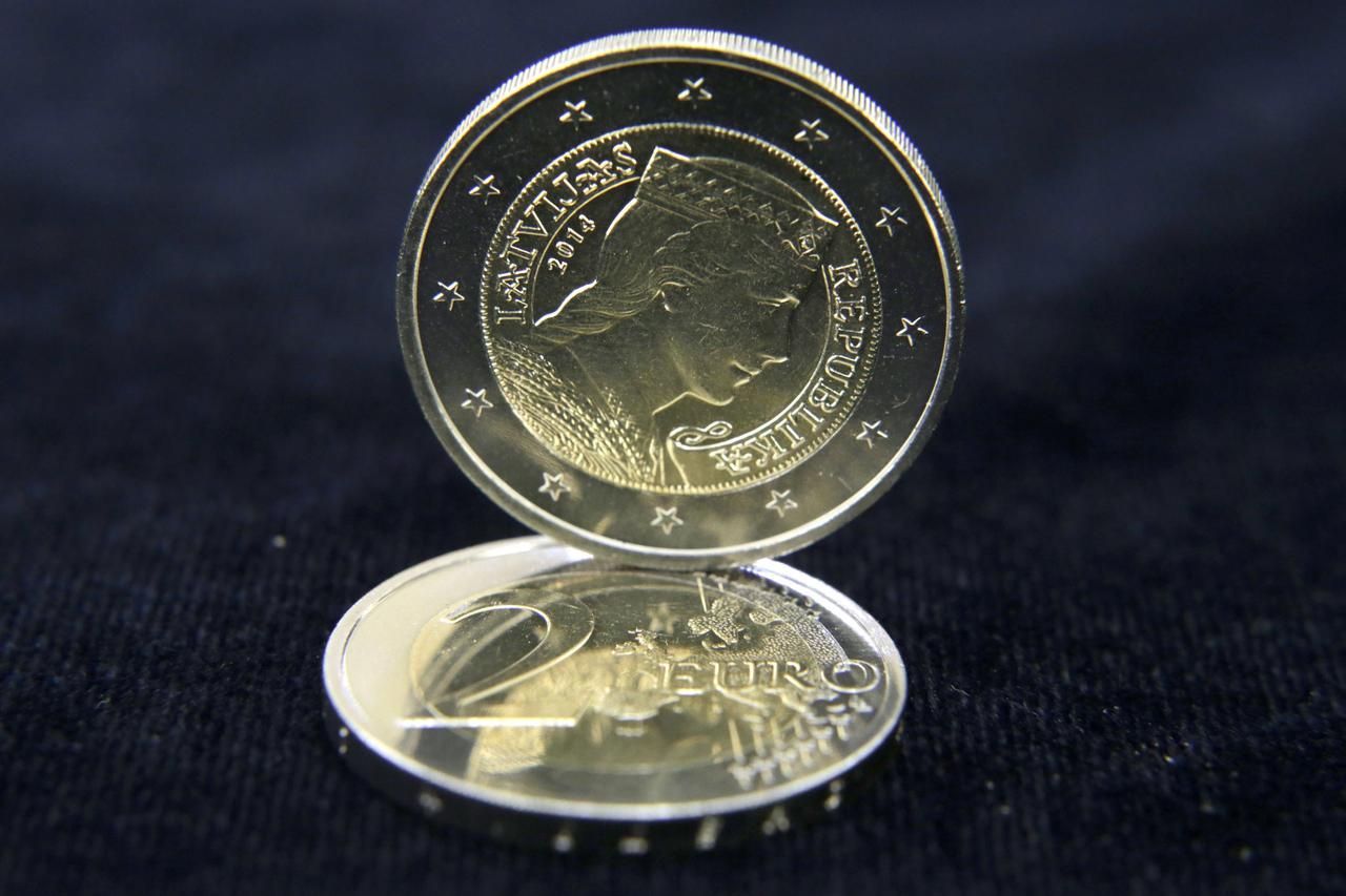 Lotyšské euromince