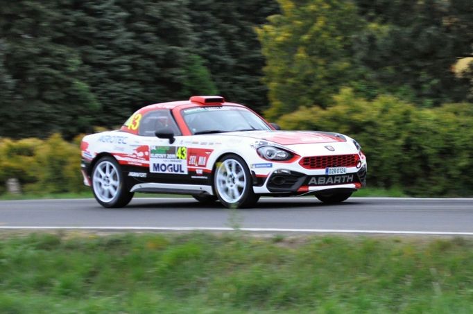 Martin Rada, Abarth 124 Rally RGT na Rallye Šumava Klatovy 2019