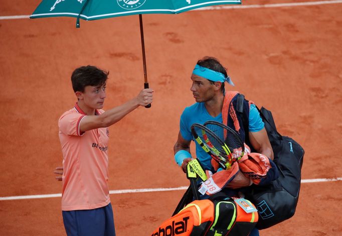 Rafael Nadal ve čtvrtfinále French Open 2018