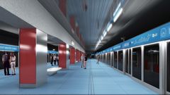 Metro D - Náměstí Bratří Synků - nejnovější vizualizace