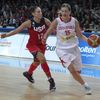 Basketbal, ČR-USA: Eva Vítečková - Diana Taurasiová
