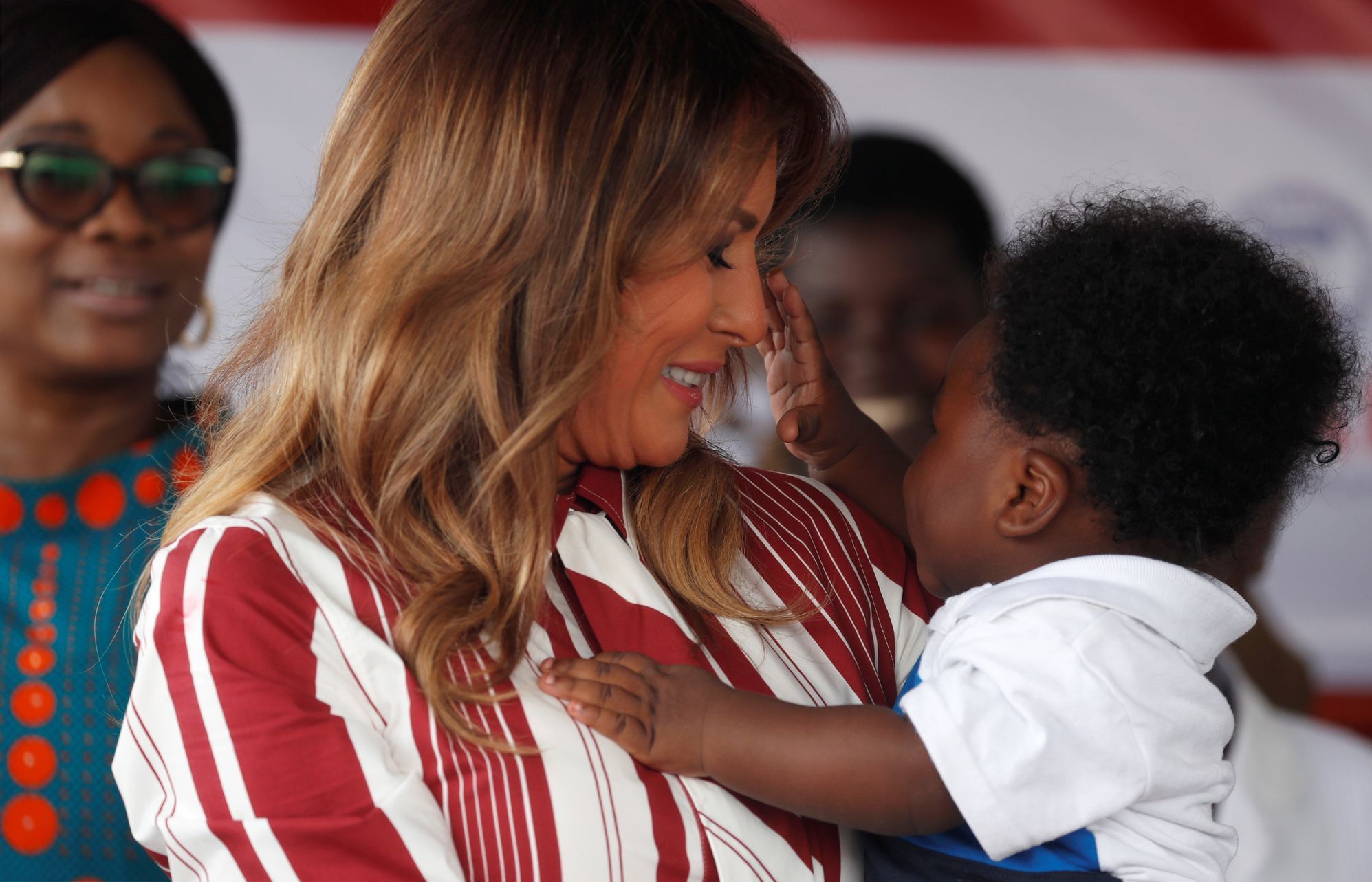Melania Trumpová v Ghaně