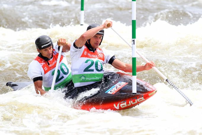 SP vodní slalom, Troja 2015: Tomáš Koplík a Jakub Vrzáň