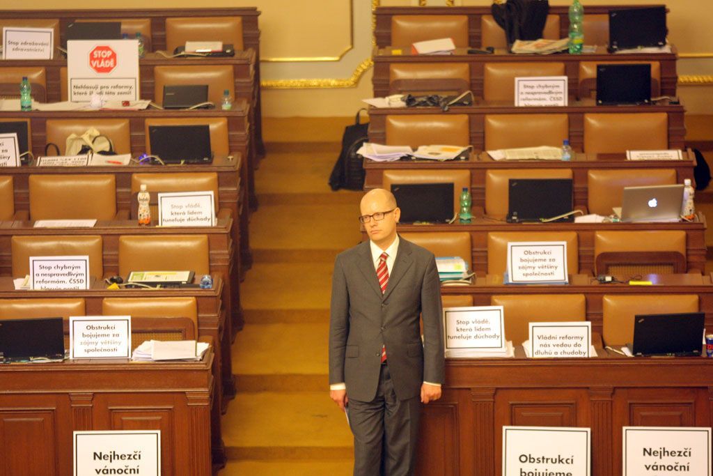 Sněmovna v obstrukcích