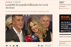 Mečiar, Berlusconi, Trump. Zahraniční média nenechávají na vítězi českých voleb Babišovi nit suchou