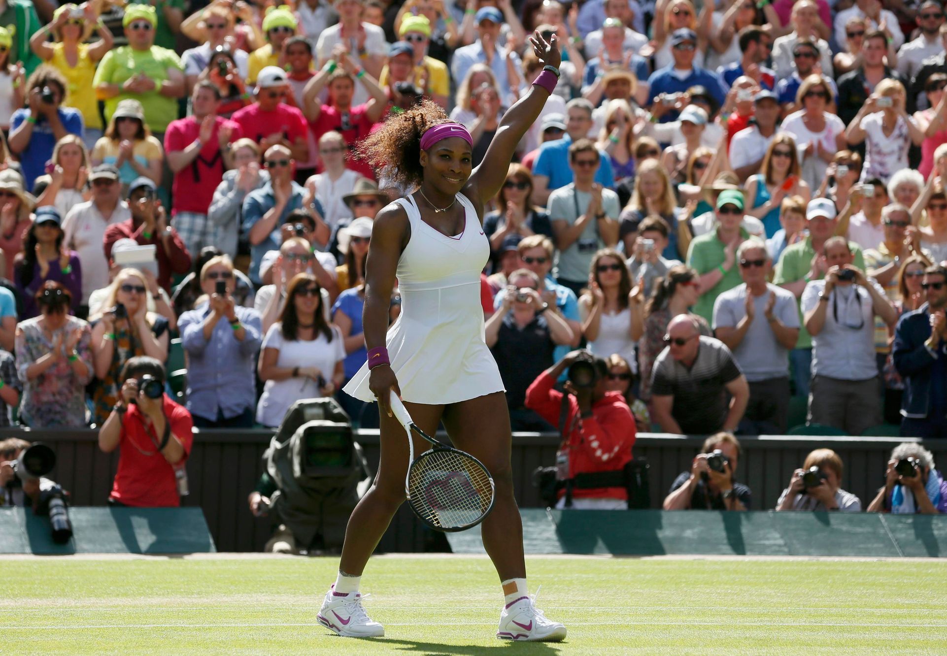 Wimbledon: Serena Williamsová v zápase s Čeng Ťie