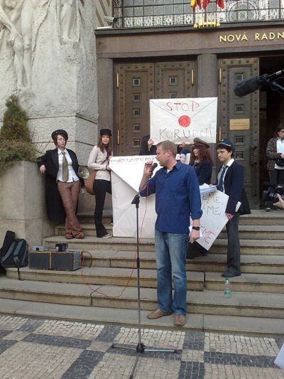 Protikorupční masopustní průvod