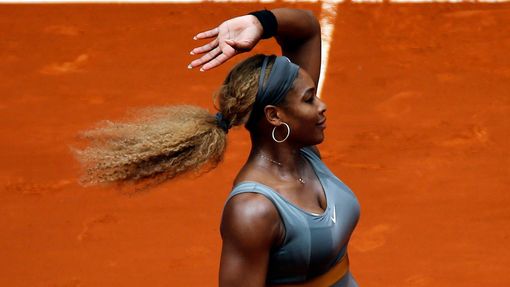 Serena Williamsová se raduje na turnaji v Madridu