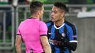 fotbal, Evropská liga 2019/2020, play off, Razgrad - Inter Milán, Lautaro Martinez